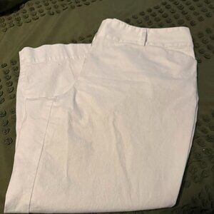 LOFT white Chino pants sz 10